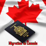Canada flag/passport