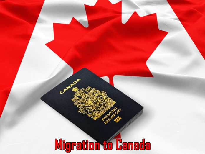Canada flag/passport